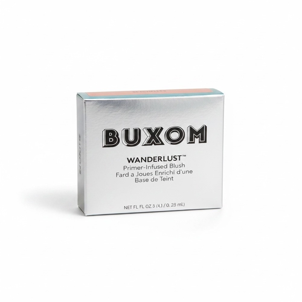 Buxom Wanderlust Primer-Infused Blush Seychelles 0.13 oz New in Box